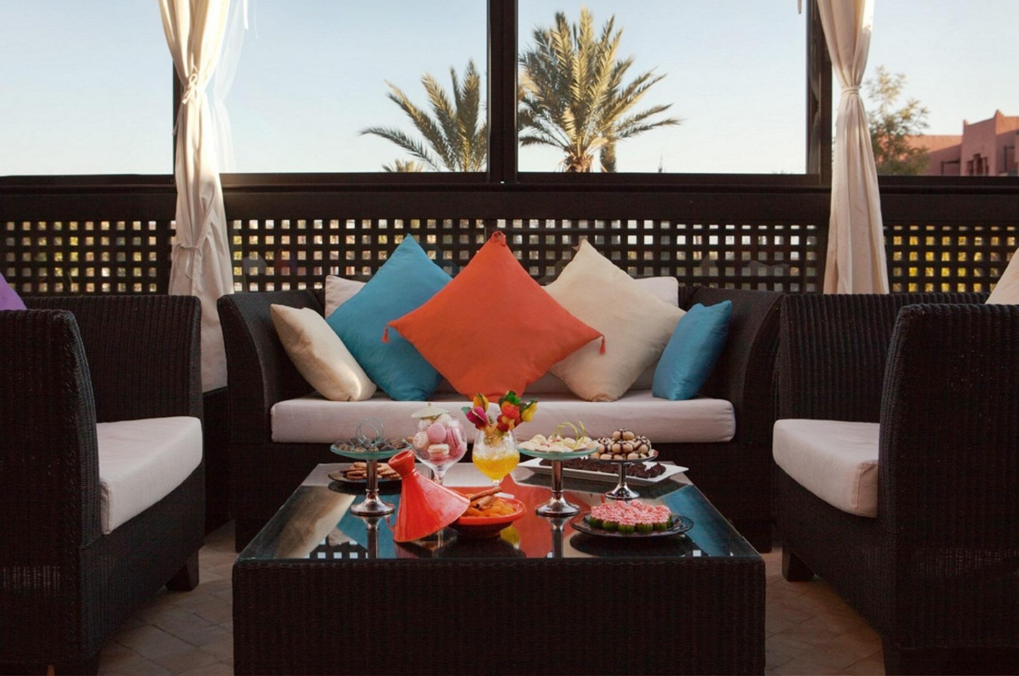 เคนซี เมนารา พาเลซ ออล อินคลูซีฟ พรีเมียม Hotel มาร์ราเกช ภายนอก รูปภาพ The Terrace at the Hotel