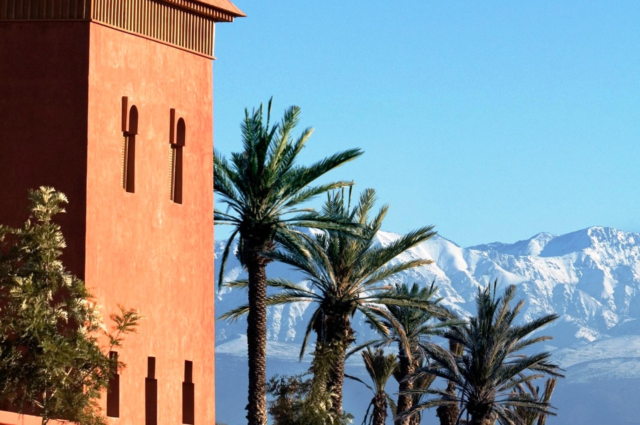 เคนซี เมนารา พาเลซ ออล อินคลูซีฟ พรีเมียม Hotel มาร์ราเกช ภายนอก รูปภาพ Atlas Mountains