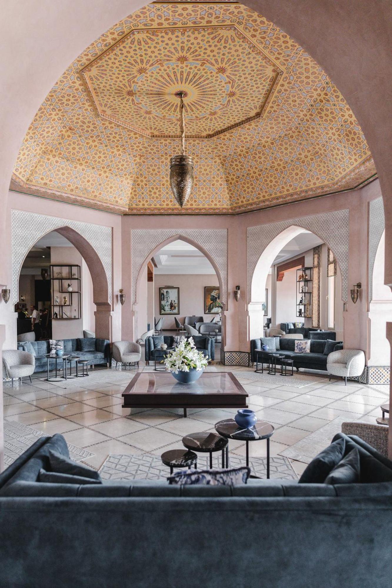 เคนซี เมนารา พาเลซ ออล อินคลูซีฟ พรีเมียม Hotel มาร์ราเกช ภายนอก รูปภาพ The lobby of the hotel