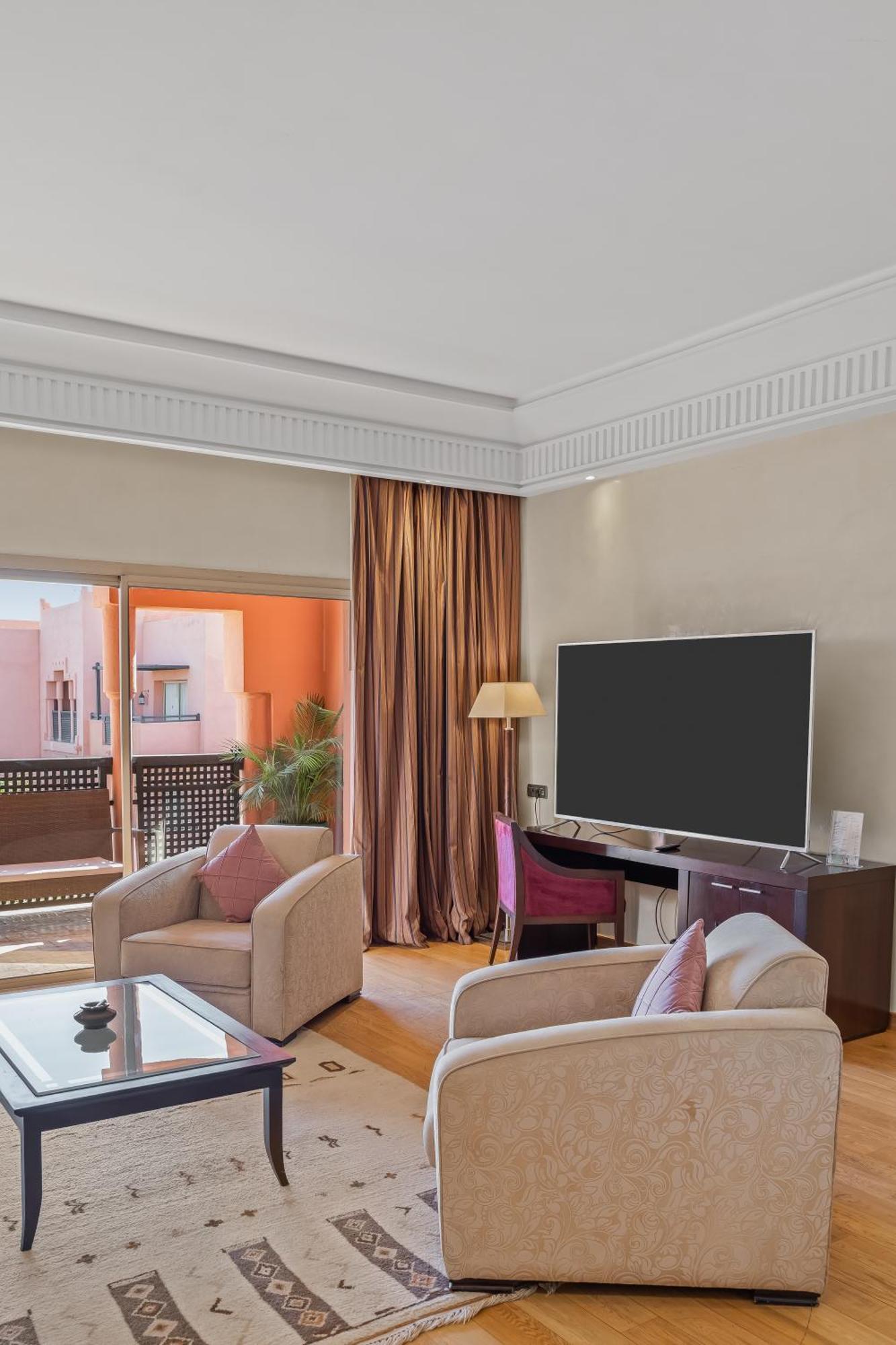 เคนซี เมนารา พาเลซ ออล อินคลูซีฟ พรีเมียม Hotel มาร์ราเกช ภายนอก รูปภาพ A room at the hotel